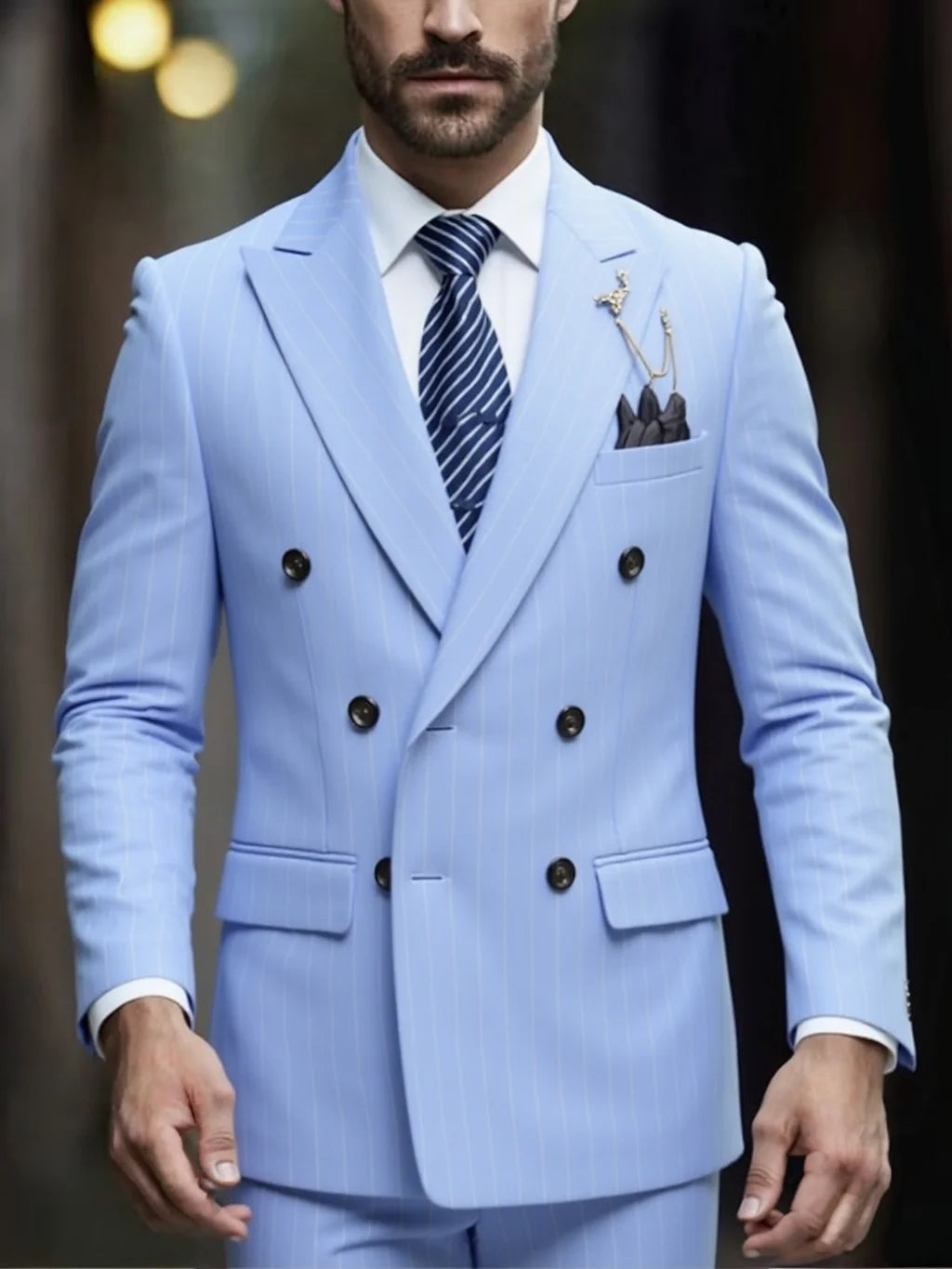 Formal Double Breasted Suit